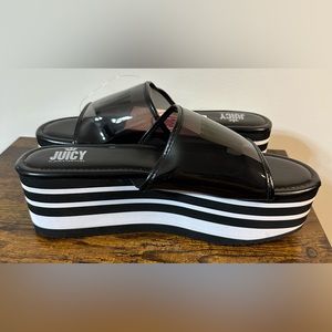 Juicy Couture Womens J-Drena Platform Sandals NWT/box size 10M